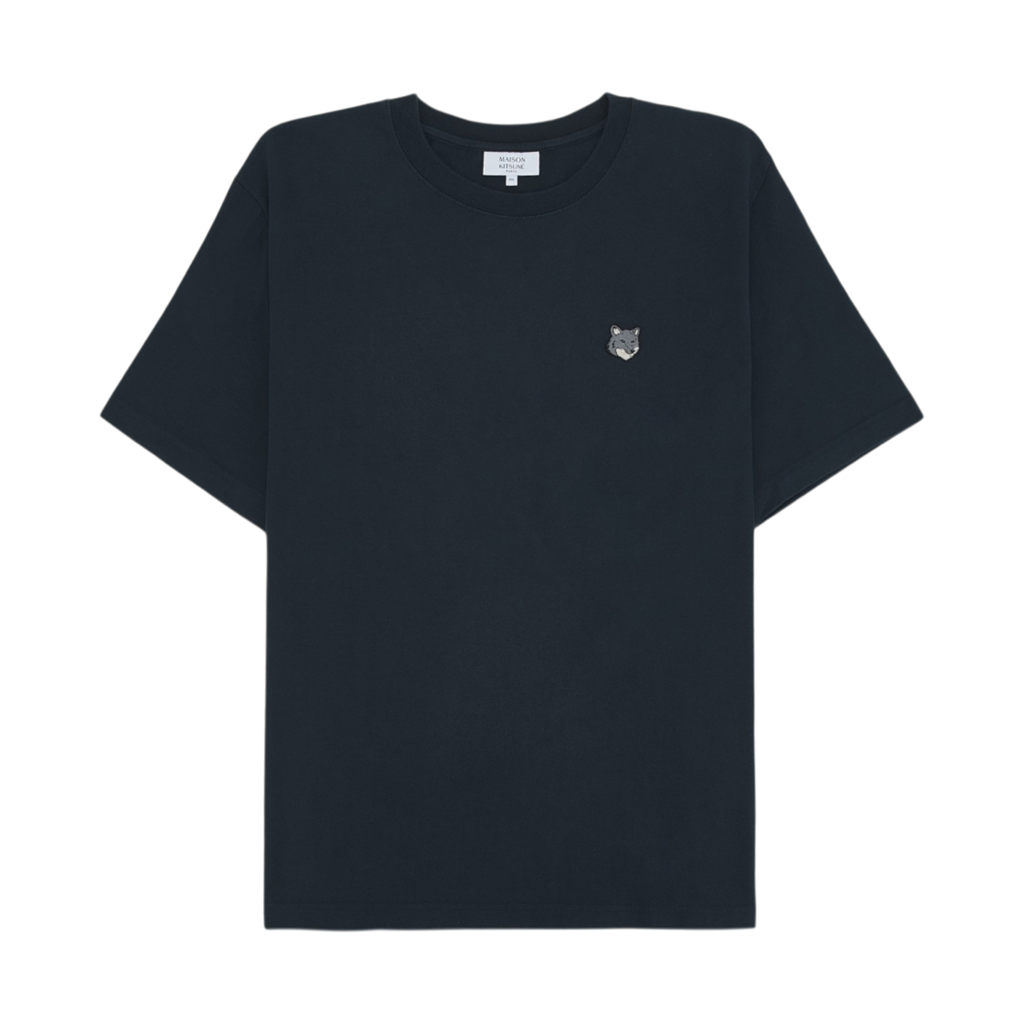 PM00108KJ7025-0413 Maison Kitsune Fox Head Comfort T-Shirt Navy