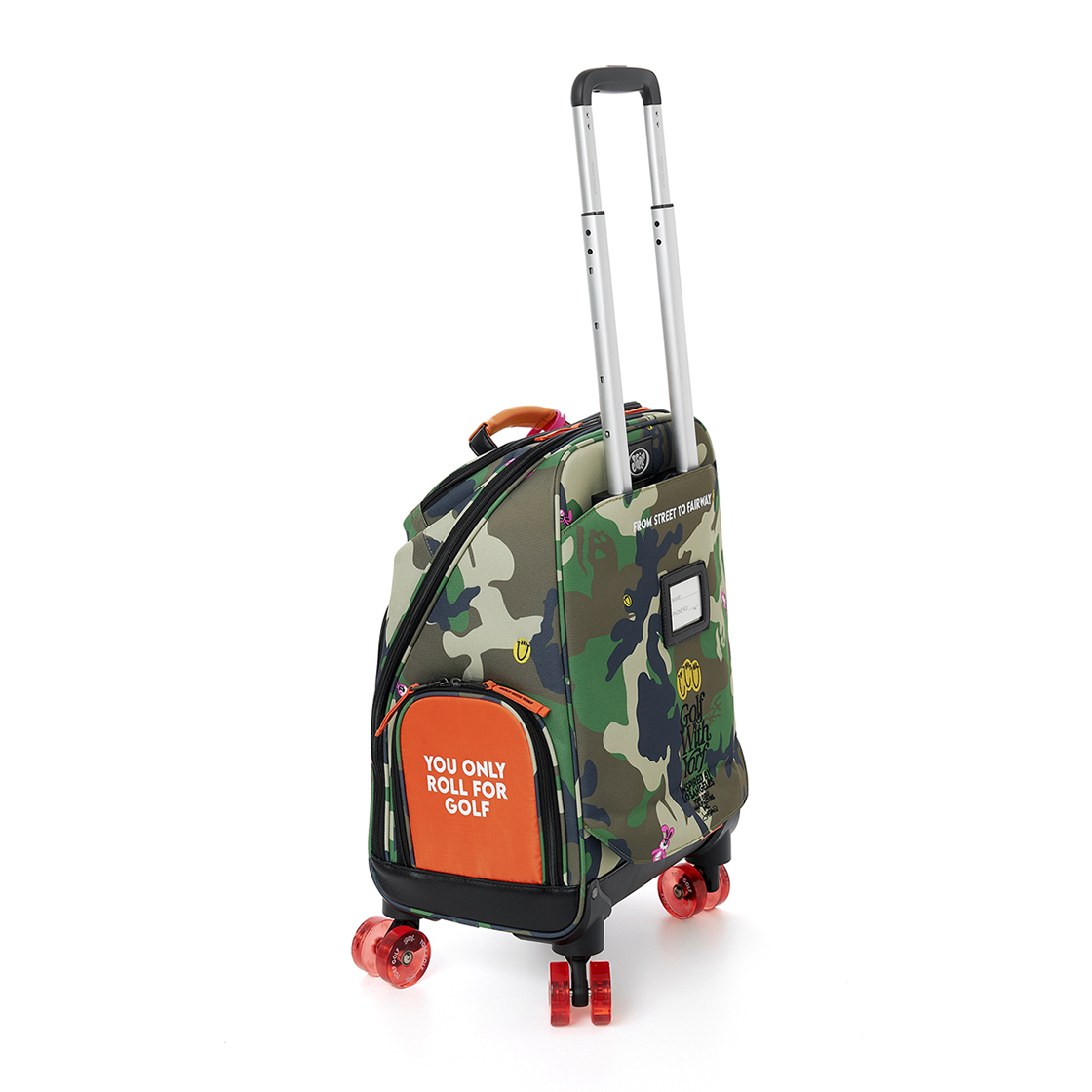 욜프 골프 우드랜드카모 트롤리 보스턴백 카키(YORF GOLF Woodland Camo Trolley Boston Bag Khaki) - 2