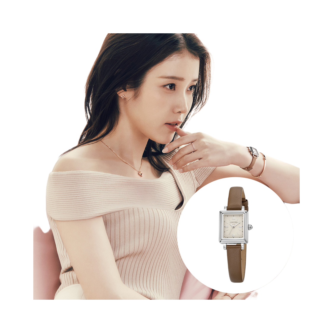 제이에스티나 TIARA 스퀘어 클래식 시계 (JWT1LE4BS402WHGR0)(Jestina Tiara 스퀘어 클래식 시계 (Jwt1Le4Bs402Whgr0)) - 2
