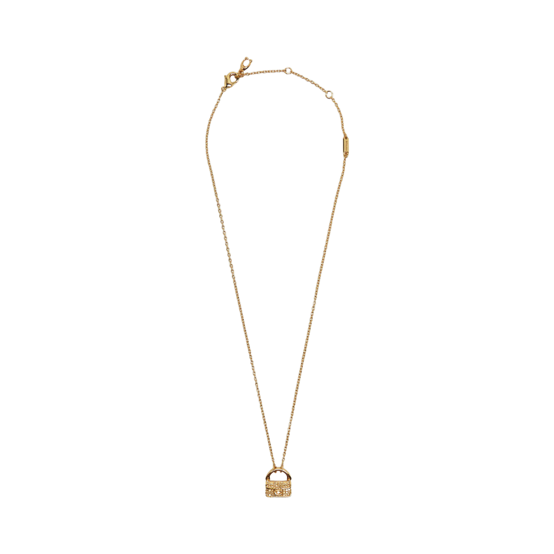 (W) 코치 태비 네클리스 골드((W) Coach Tabby Necklace Gold) - 2