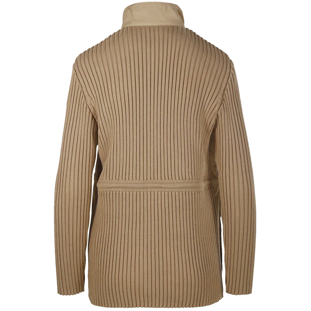 [15% 쿠폰] 몽클레르 로고 패치 믹스 니트 자켓 베이지 - 24SS([15% 쿠폰] Moncler Logo Patch Mix Knit Jacket Beige - 24SS) - 3