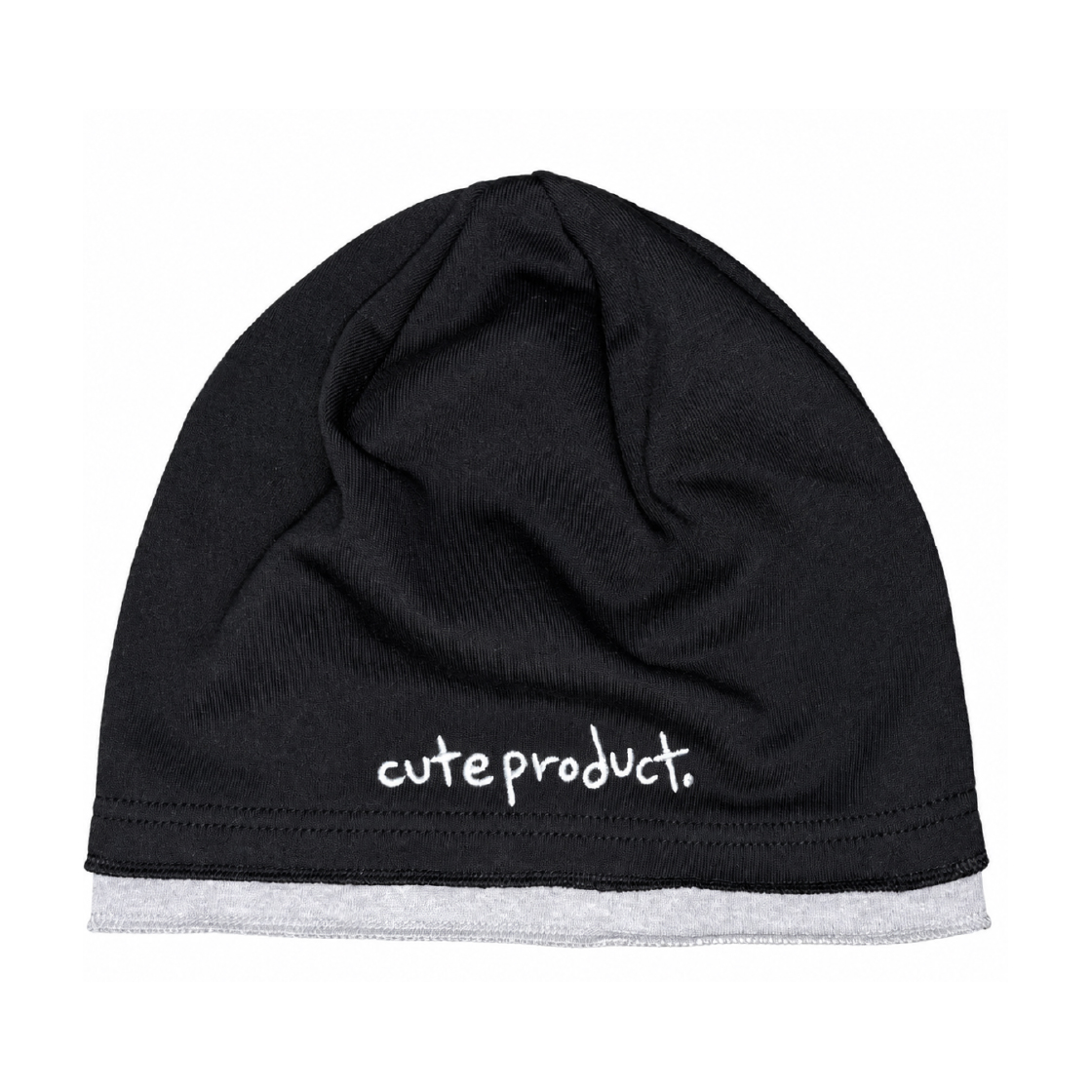 에프터누드 레이어드 비니 블랙(Afternude Layered Beanie Black) - 3
