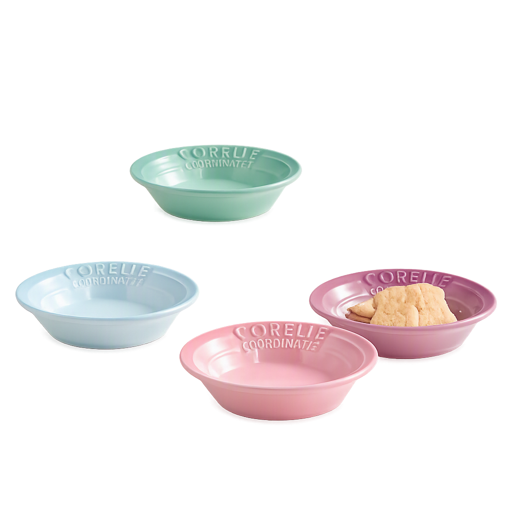 코렐 코디네이츠 브리즈스톤 5in찬기 4P(Corelle Coordinates Breeze Stone 5‑inch Side Dish 4‑Piece)