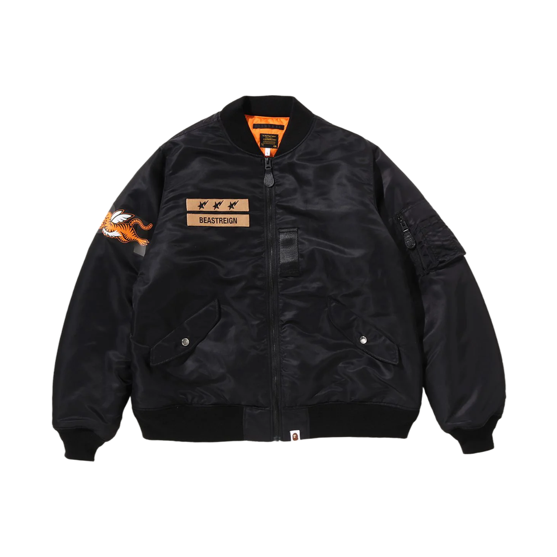 - BAPE 1st Camo Bomber Jacket Black