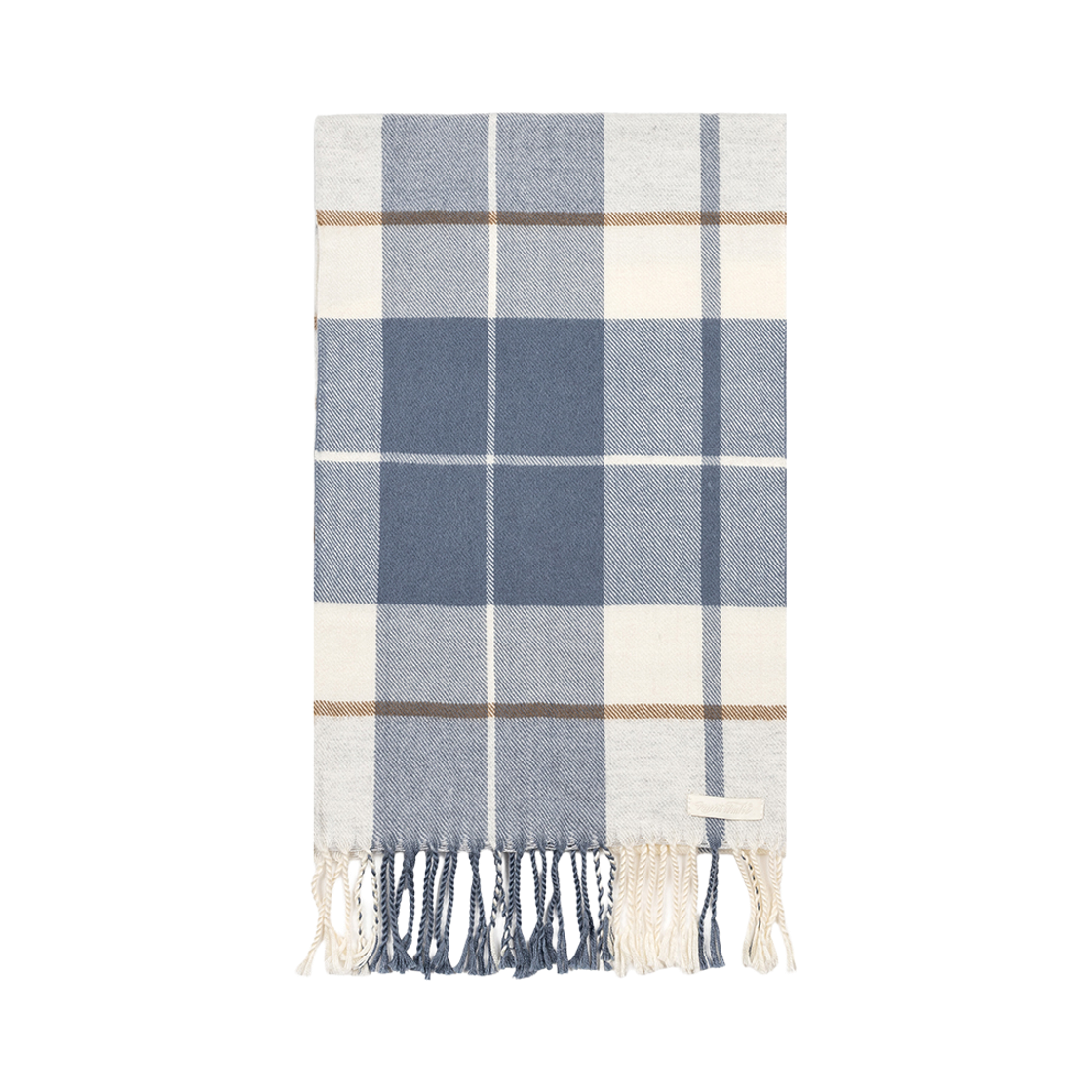누아트스튜디오 루미에 헤리티지 체크 머플러 블루(NUARTSTUDIO Lumie Heritage Check Muffler Blue) - 1