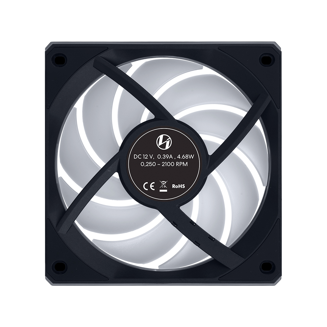 리안리 UNI FAN CL FLEX 120 리버스 (3팩, 블랙)(LIAN LI UNI FAN CL FLEX 120 Reverse 3-Pack Black) - 3