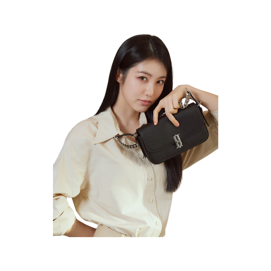 제이에스티나 AMBER SM 바게트숄더 BK (JHNCHA4BS835BK010)(Jestina Amber Sm 바게트숄더 Bk (Jhncha4Bs835Bk010)) - 3