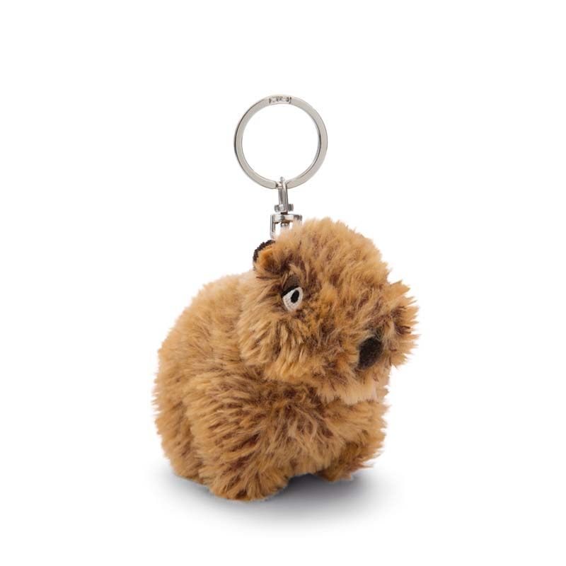 니키 카피바라 캐피 바바라 키링 10cm(NICI Keyholder capybara Capy-Barbara 10cm GREEN) - 2