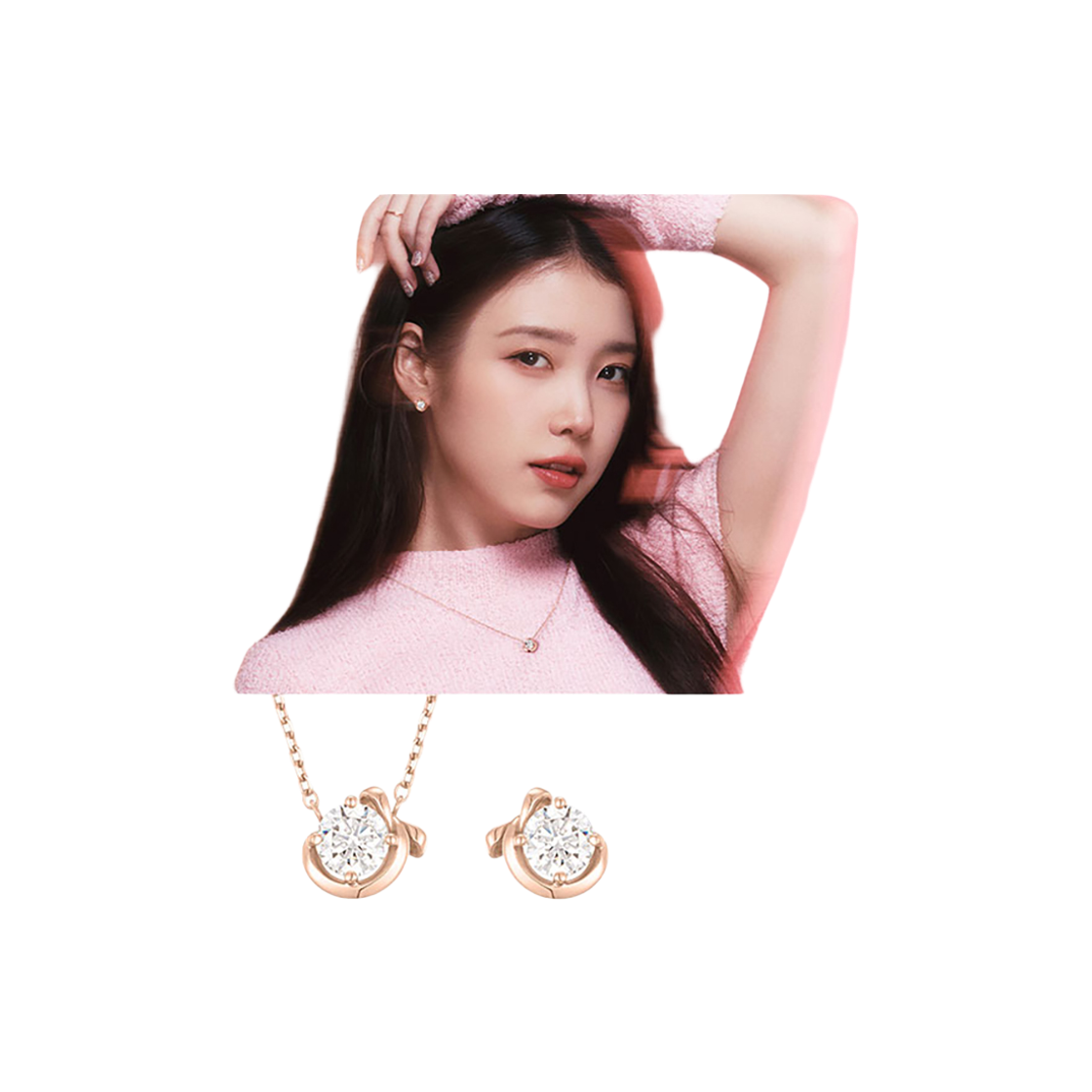제이에스티나 제이에스티나 [아이유 PICK] HERBOW 목걸이+귀걸이 세트 (SET-J0-1205)(Jestina Jestina [아이유 Pick] Herbow 목걸이+귀걸이 세트 (Set-J0-1205)) - 3