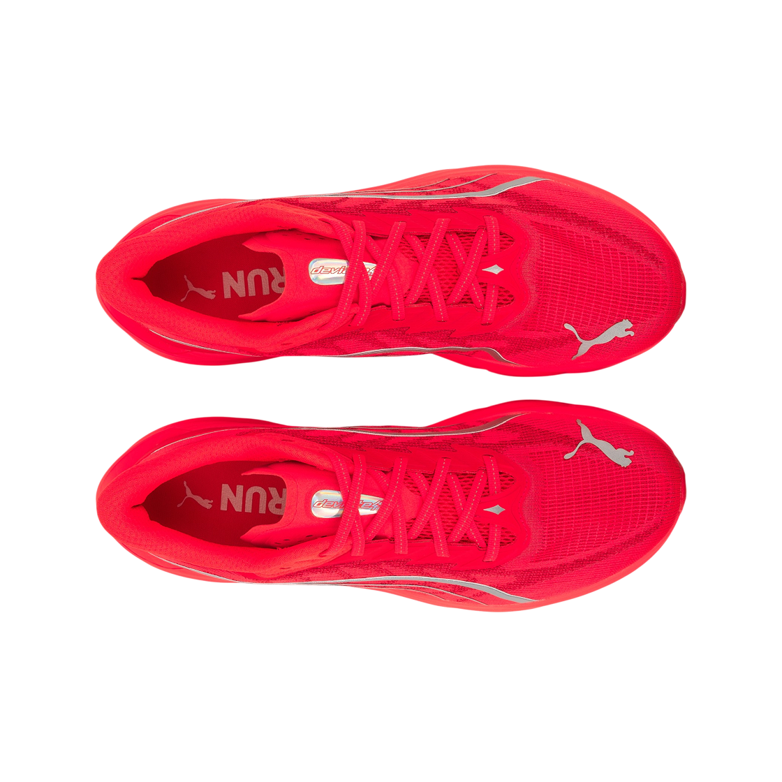 푸마 디비에이트 나이트로 4 울트라 레드 푸마 실버(Puma Deviate Nitro 4 Ultra Red Puma Silver) - 5