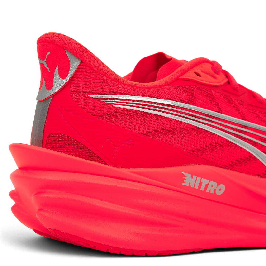 푸마 디비에이트 나이트로 4 울트라 레드 푸마 실버(Puma Deviate Nitro 4 Ultra Red Puma Silver) - 8