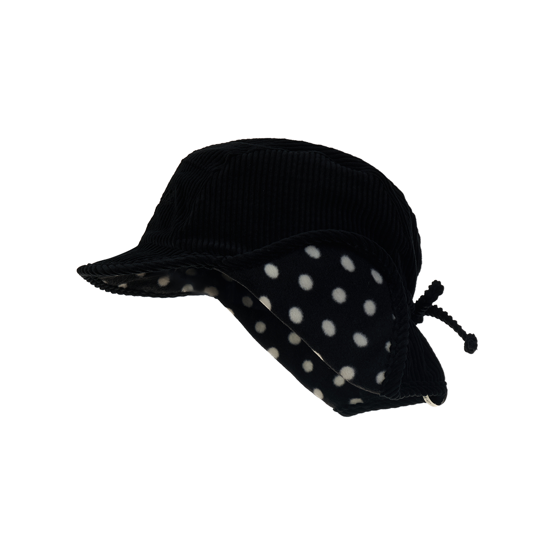 올인컴플리트 폴카 도트 플리스 트루퍼햇 블랙(Allincomplete Polka Dot Fleece Trooper Hat Black) - 2