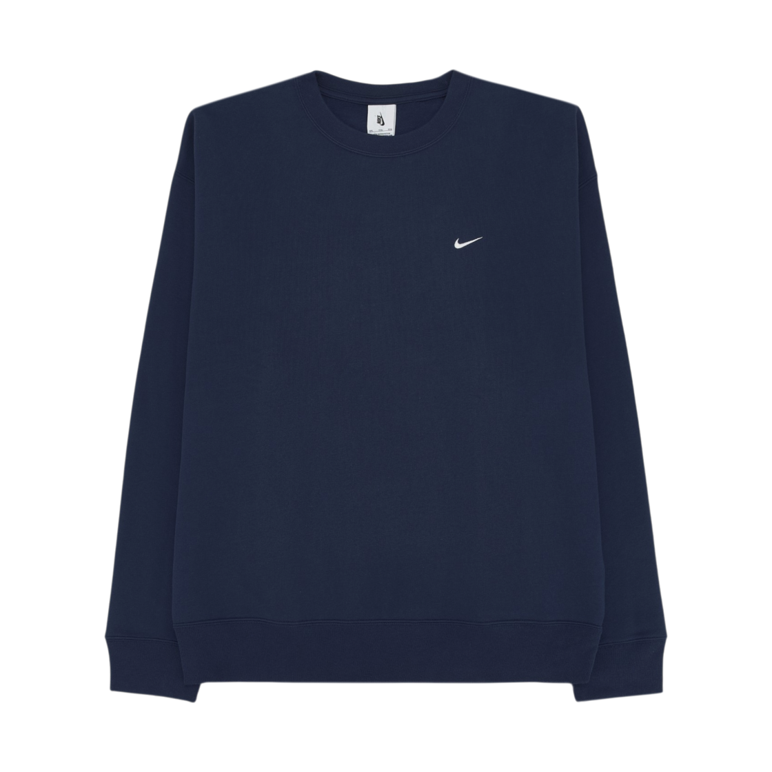 DX1361-410 Nike Solo Swoosh Fleece Crew Midnight Navy - US/EU