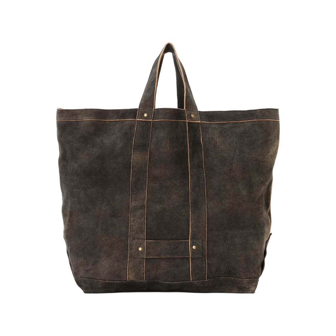 KM6DBGTSS04BK Seven By Seven Goat Leather Tote Bag Black- 26FW