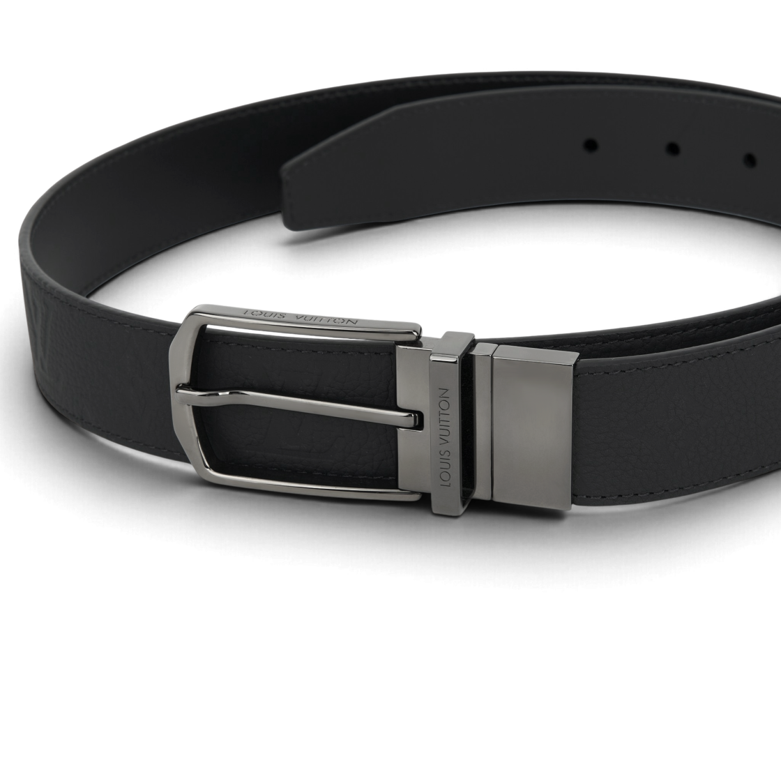 루이비통 슬렌더 35mm 리버시블 벨트 블랙(Louis Vuitton Slender 35mm Reversible Belt Black) - 2