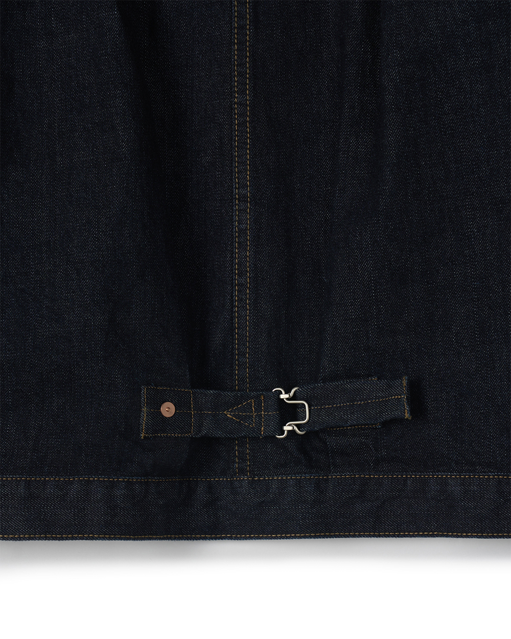 선데이세레머니 재패니즈 데님 타입1 트러커 자켓 - 로우 인디고(Sunday Ceremony Japanese Denim Type-1 Trucker Jacket - Raw Indigo) - 5