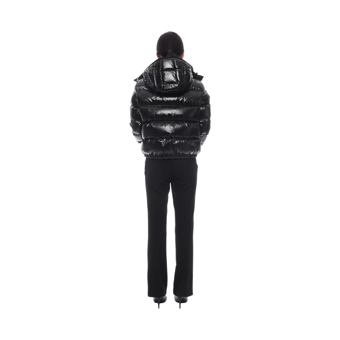 [15% 쿠폰] (W) 몽클레르 안드로 후드 쇼트 다운 자켓 블랙 - 26SS([15% 쿠폰] (W) Moncler Andro Hooded Short Down Jacket Black - 26SS) - 5