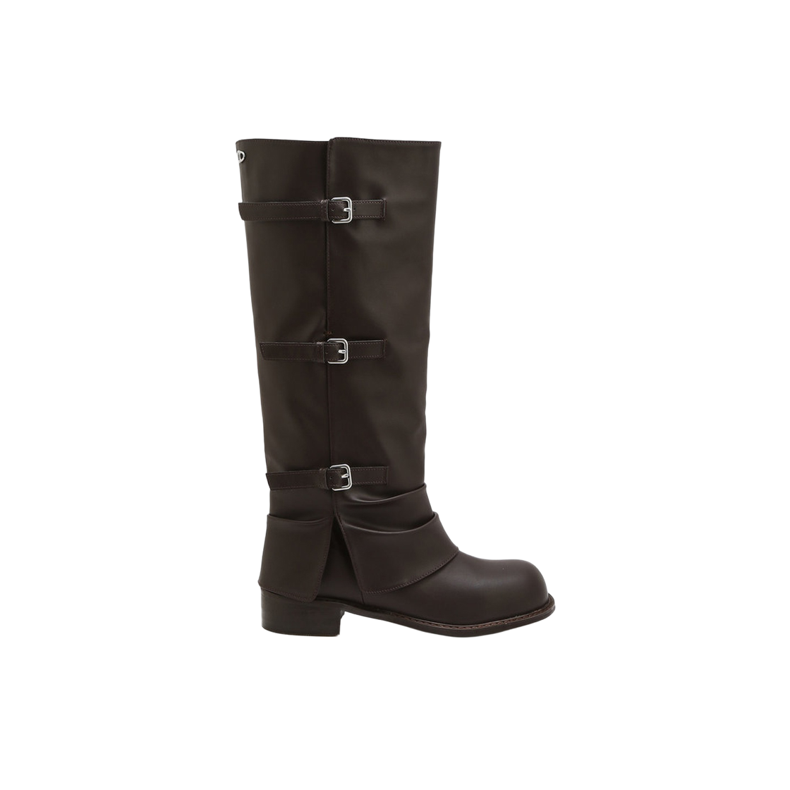 AASO6F398W2 Athe Vanessabruno Acc Brown Two-Way Buckle Boots Normal Brown