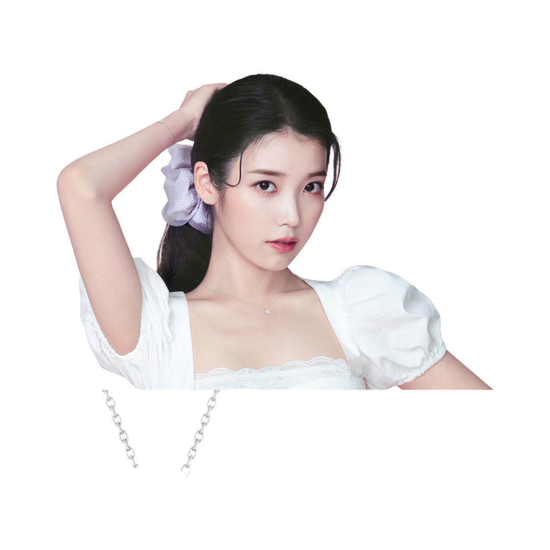 [아이유PICK] WHITEMOND 목걸이+귀걸이 세트 (SET-J0-0327) - 2