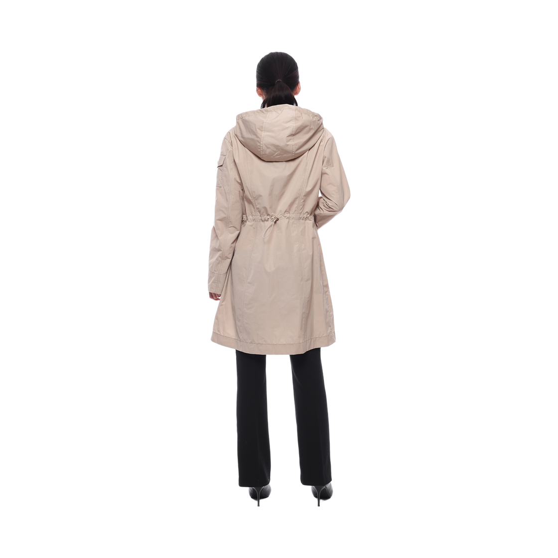 [15% 쿠폰] (W) 몽클레르 레어트 후드 파카 코트 베이지 - 25SS([15% 쿠폰] (W) Moncler Laerte Hooded Parka Coat Beige - 25SS) - 5