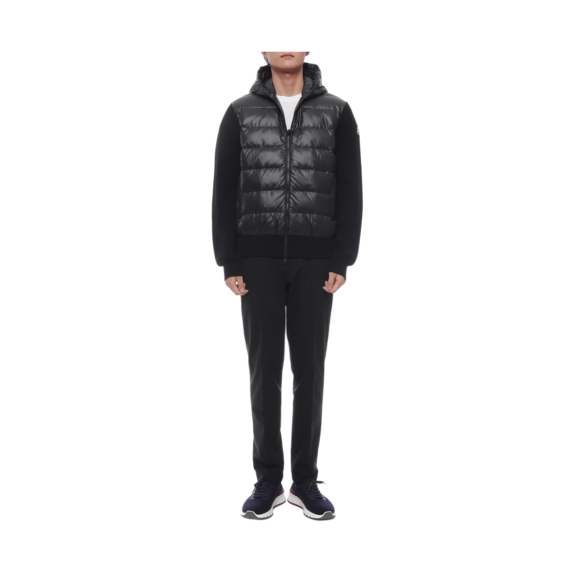 [15% 쿠폰] 몽클레르 패딩 울 집업 후드 블랙 - 25FW([15% 쿠폰] Moncler Padded Wool Zip Up Hoodie Black - 25FW) - 3