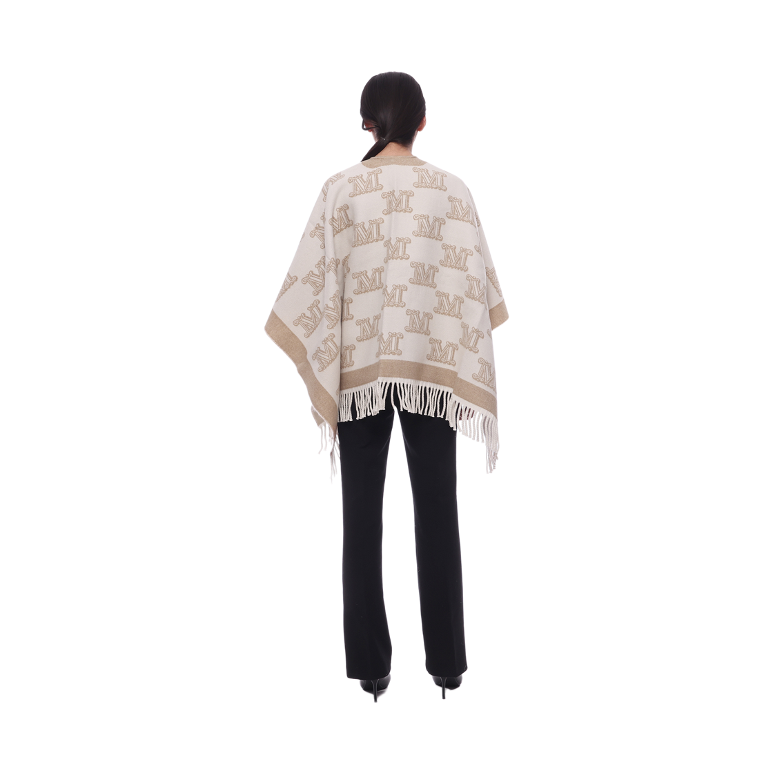 [15% 쿠폰] (W) 막스마라 프리네 울 판초 아이보리([15% 쿠폰] (W) Max Mara Frine Wool Poncho Ivory) - 5
