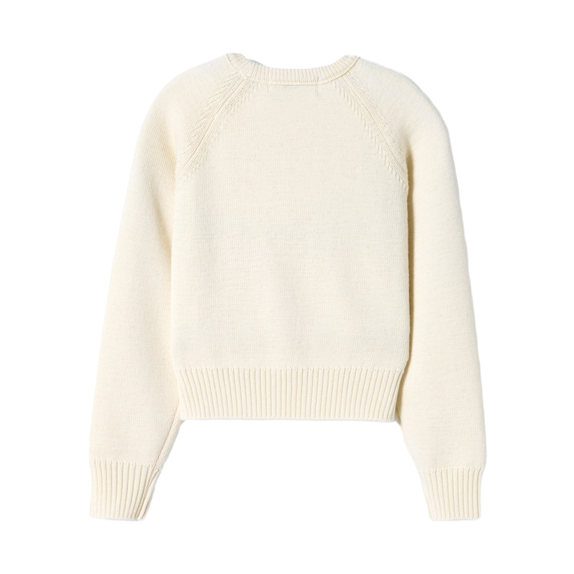 릴리 오브 건지 실켓 울 나그랑 라운드넥 니트 아이보리(Lily of Guernsey Silket Wool Raglan Crewneck Knit Ivory) - 2
