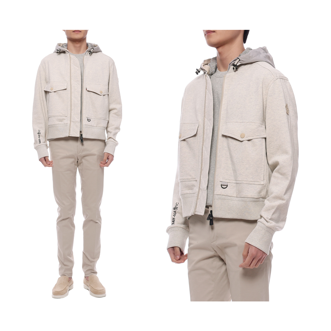 [15% 쿠폰] 몽클레르 그레노블 후드 집업 그레이 - 25SS([15% 쿠폰] Moncler Grenoble Hood Zip Up Gray - 25SS) - 2