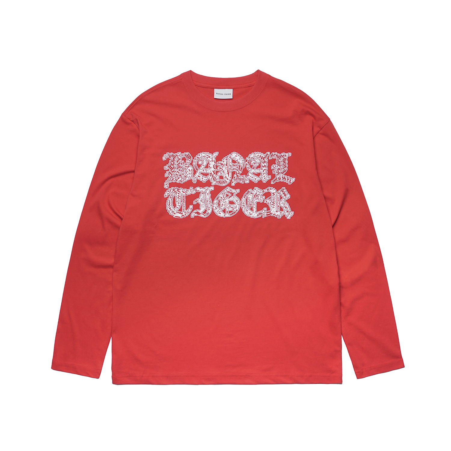 BT26FWLS02 BANAL TIGER FOCUS L/S Tee Red