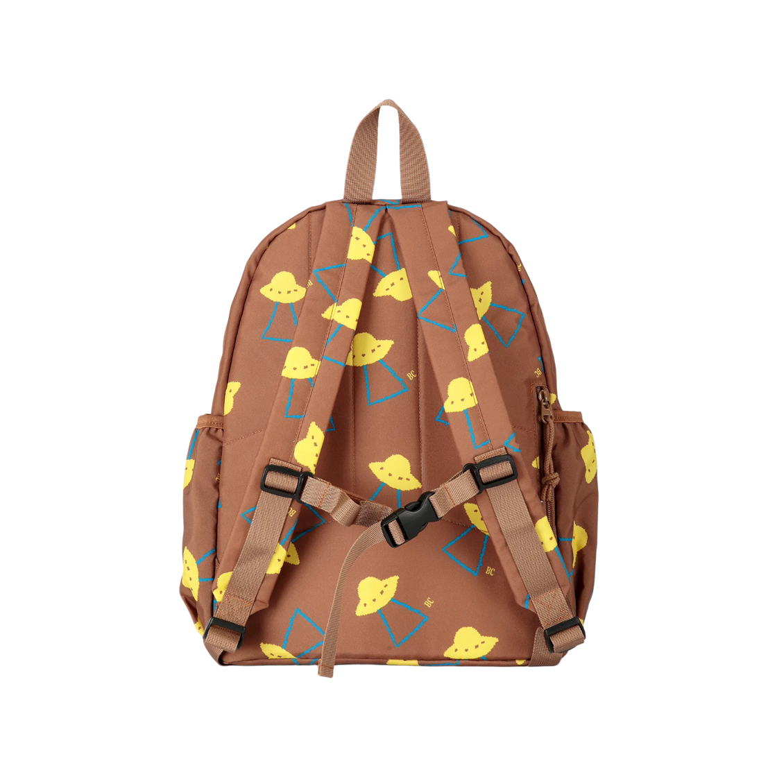 (키즈) 보보쇼즈 픽셀 어브덕션 올 오버 백팩 브라운((Kids) Bobo Choses Pixel Abduction All Over Backpack Brown) - 2