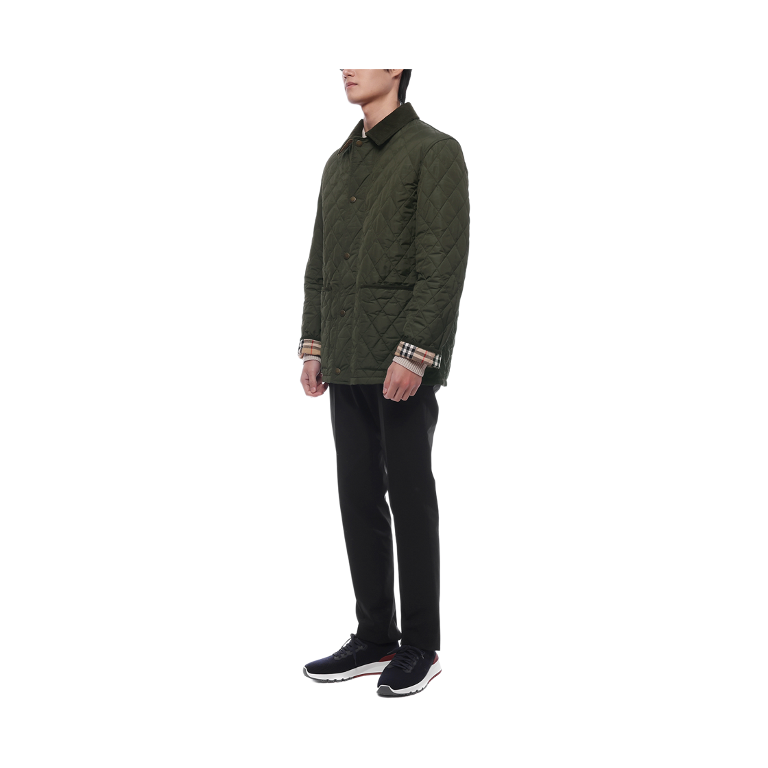 [15% 쿠폰] 버버리 퀼티드 나일론 반 자켓 셰일 그린([15% 쿠폰] Burberry Quilted Nylon Barn Jacket Shale Green) - 4