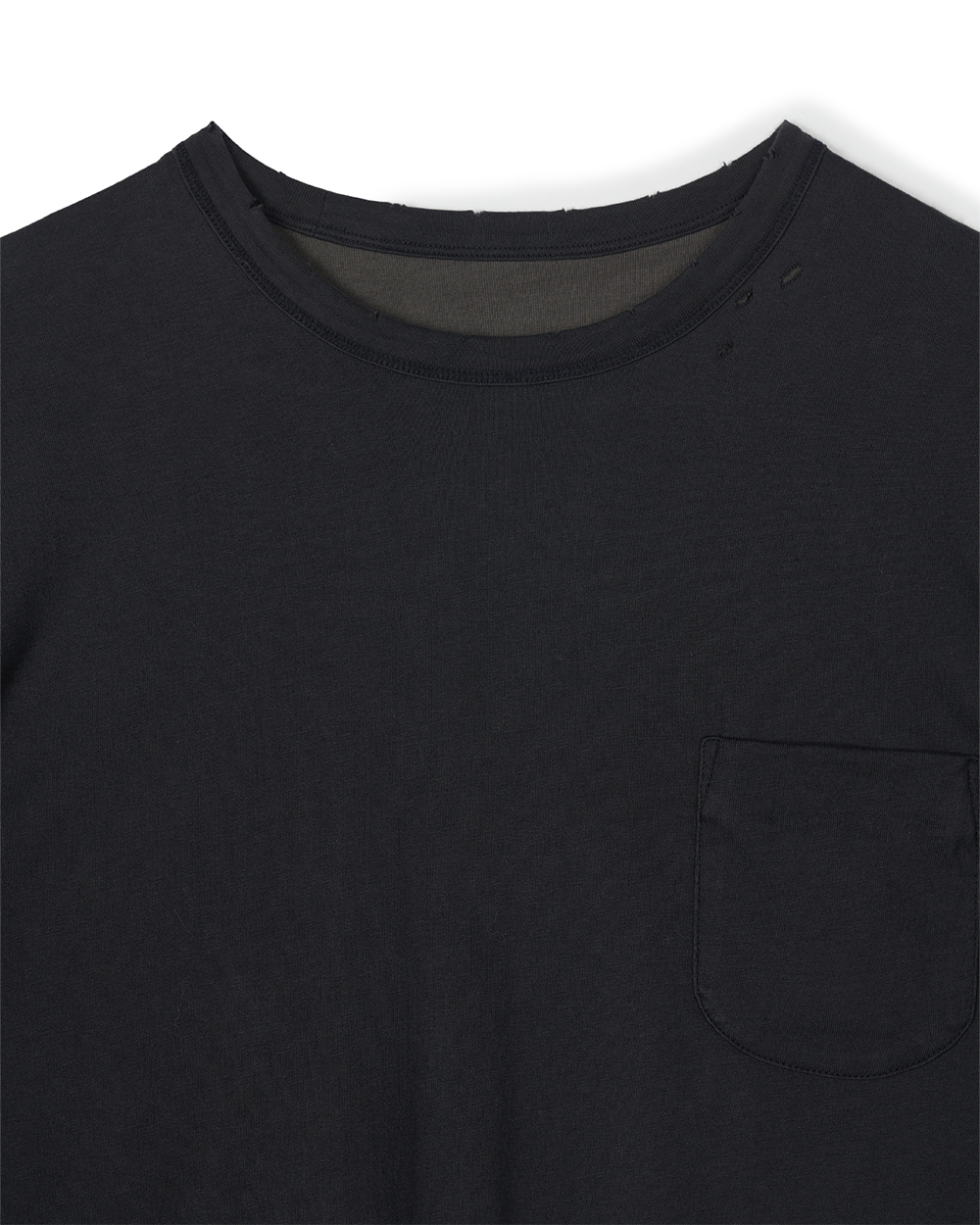 선데이세레머니 리버시블 디스트레스 티 - 퍼플 그레이(Sunday Ceremony Reversible Distressed T-Shirt - Purple Grey) - 2