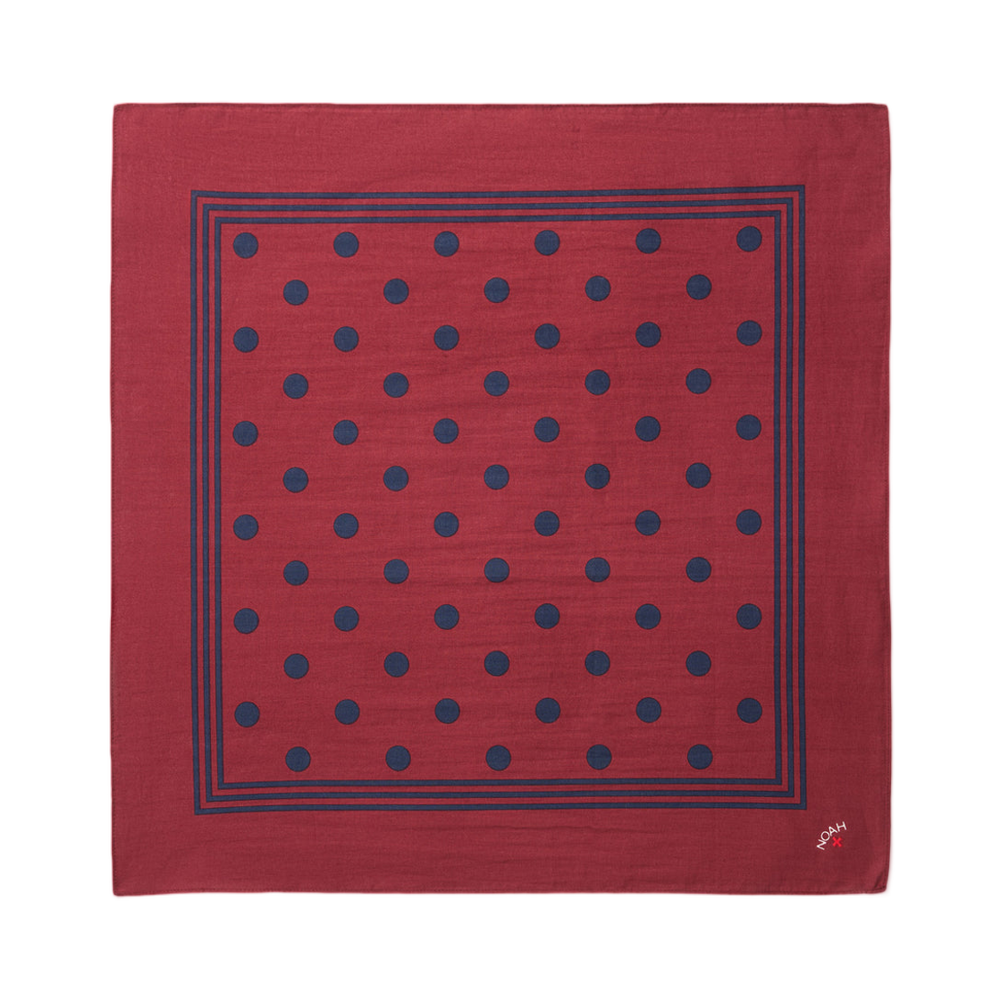 노아 폴카 도트 반다나 버건디(Noah Polka Dot Bandana Burgundy)