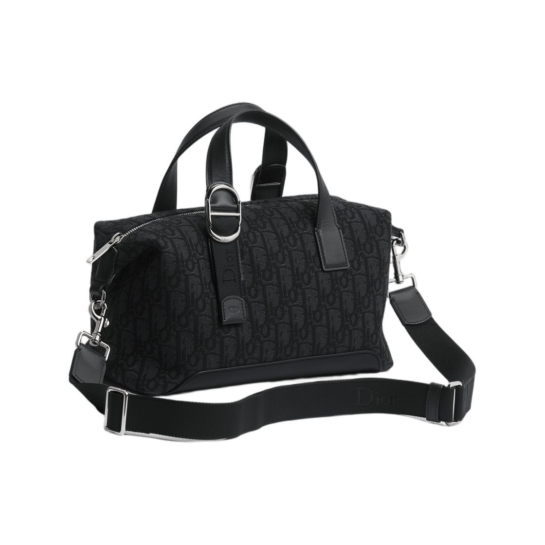 1DBPO519YUS-H03E Dior Jett Bag With Strap Dior Oblique Jacquard Black