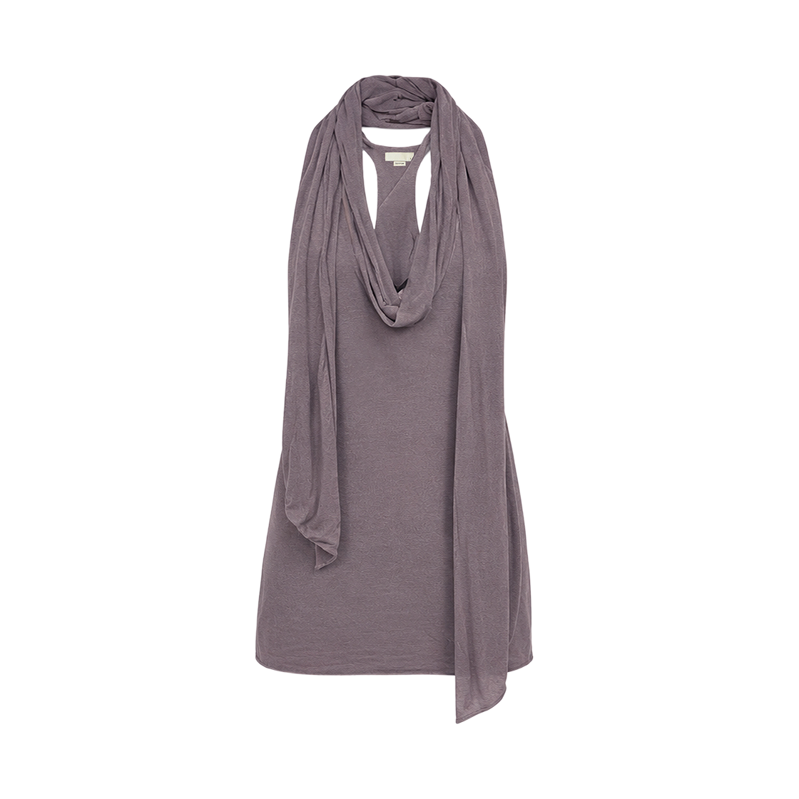 본네 스카프 미니 드레스 모브(Bonnae scarf mini dress Mauve)