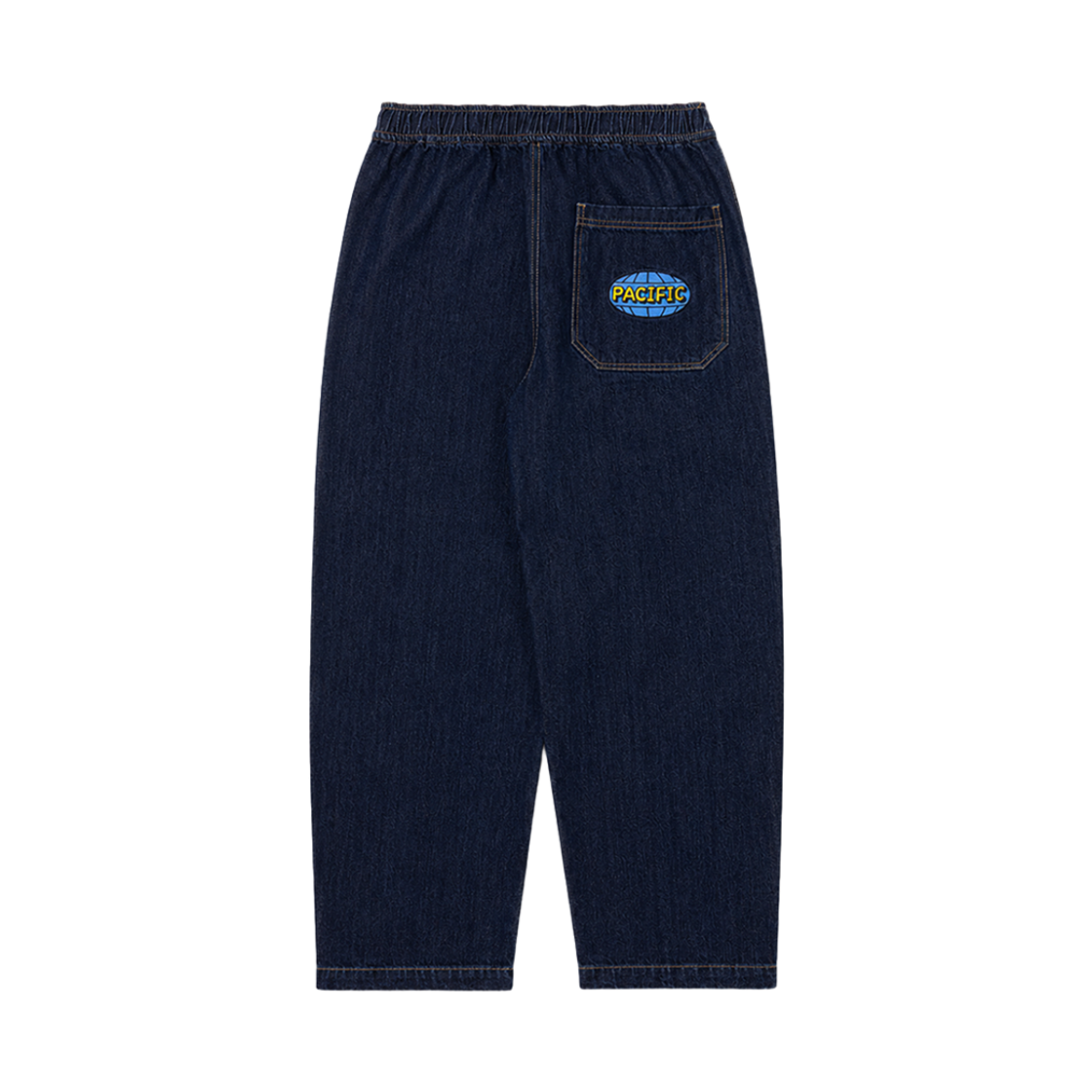 26FW0304 BIGWAVE COLLECTIVE Pacific Wide Easy Denim Pants Mid Blue Denim