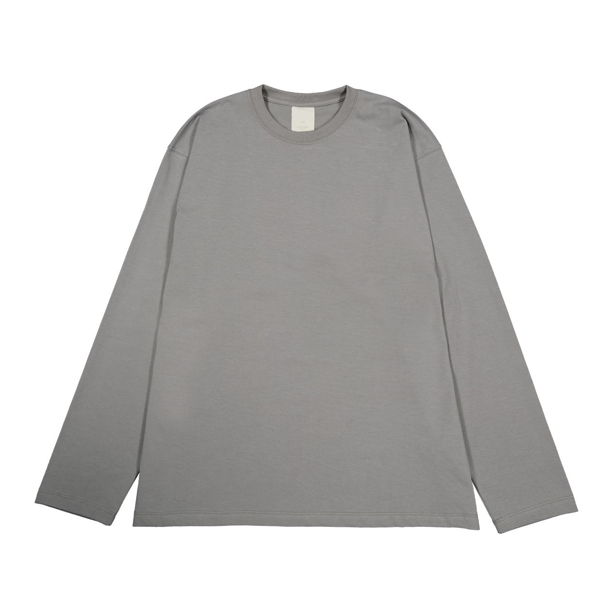 언더마이카 무.209 클래식 로고 데일리 오버사이즈드 롱 슬리브 웜 그레이(Undermycar Mu.209 Classic Logo Daily Oversized Long Sleeve Warm Gray)