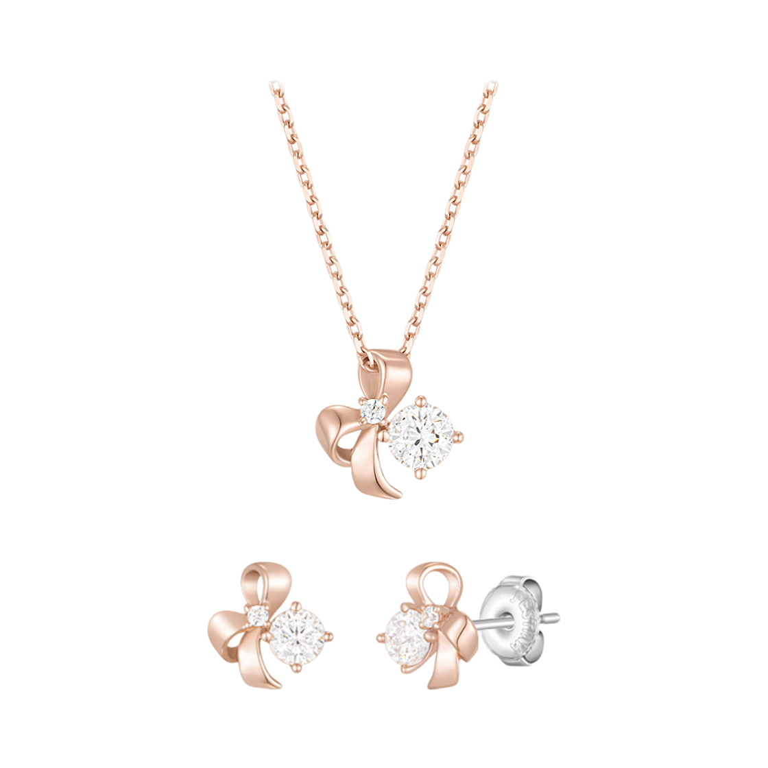 SET-J0-0303 [아이유PICK] WHITEMOND 목걸이+귀걸이 세트 (SET-J0-0303)