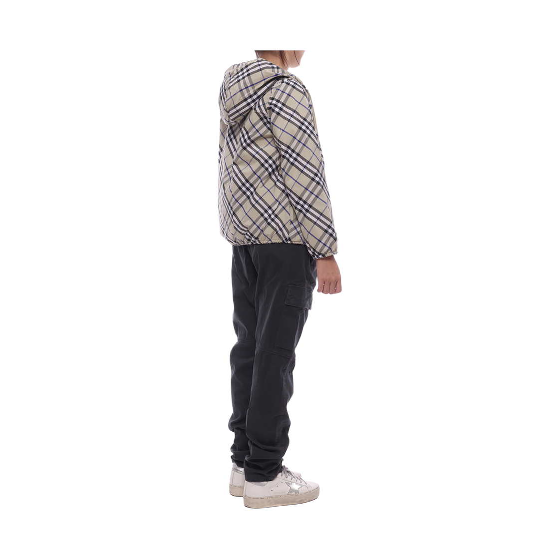 [15% 쿠폰] (키즈) 버버리 리버시블 체크 후드 자켓 리첸([15% 쿠폰] (Kids) Burberry Reversible Check Hooded Jacket Lichen) - 6