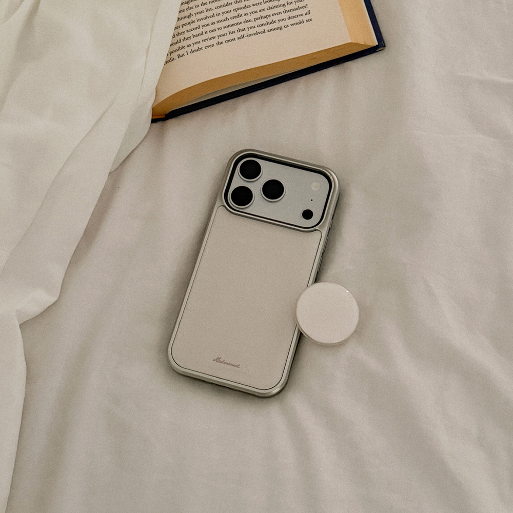 메이드모먼 밀크 블라썸 디자인 실버 맥세이프 범퍼케이스(Mademoment milk blossomDesign Silver MagSafe Bumper Case) - 4