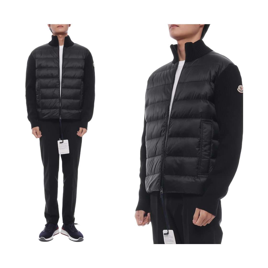 [15% 쿠폰] 몽클레르 패딩 집업 가디건 블랙 - 25FW([15% 쿠폰] Moncler Padded Zip Up Cardigan Black - 25FW) - 2