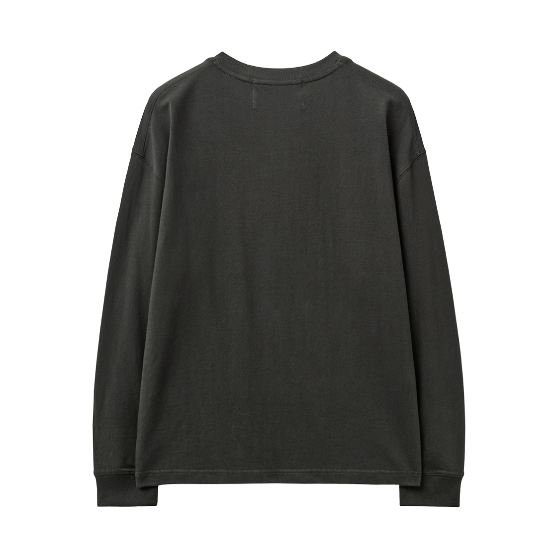 세터 x 몬치치 아치 로고 롱 슬리브 차콜(SATUR x Monchhichi Arch Logo Long Sleeve Charcoal) - 2