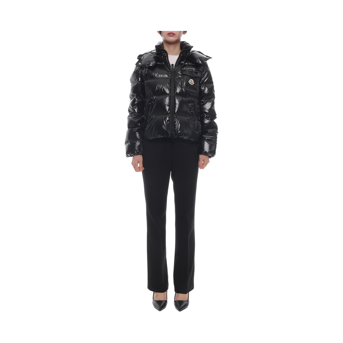 [15% 쿠폰] (W) 몽클레르 안드로 후드 쇼트 다운 자켓 블랙 - 26SS([15% 쿠폰] (W) Moncler Andro Hooded Short Down Jacket Black - 26SS) - 3
