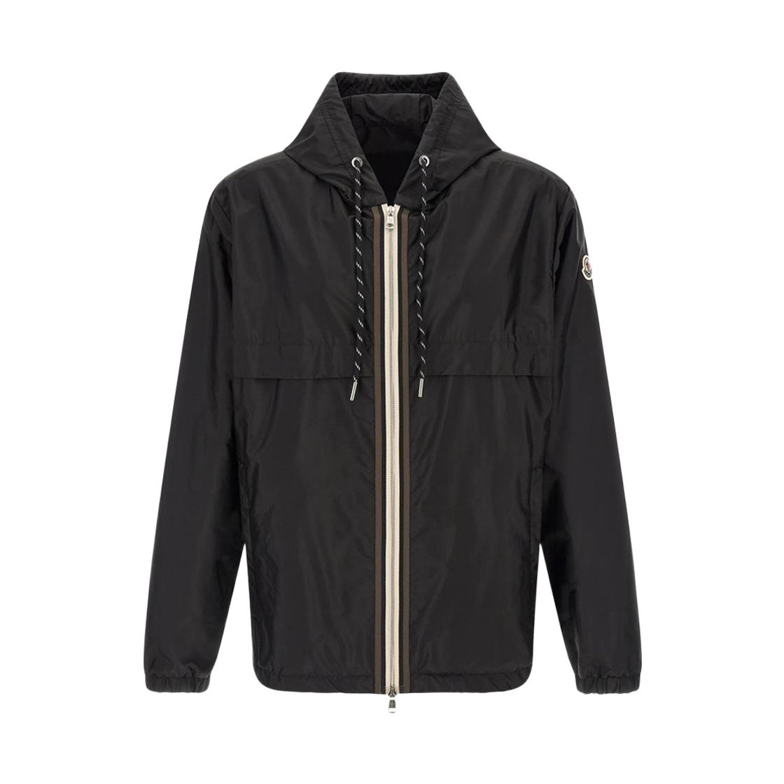 1A001 12 539ZD 999 [15% 쿠폰] Moncler Nidge Logo Patch Line Zip Technical Jacket Black - 26SS
