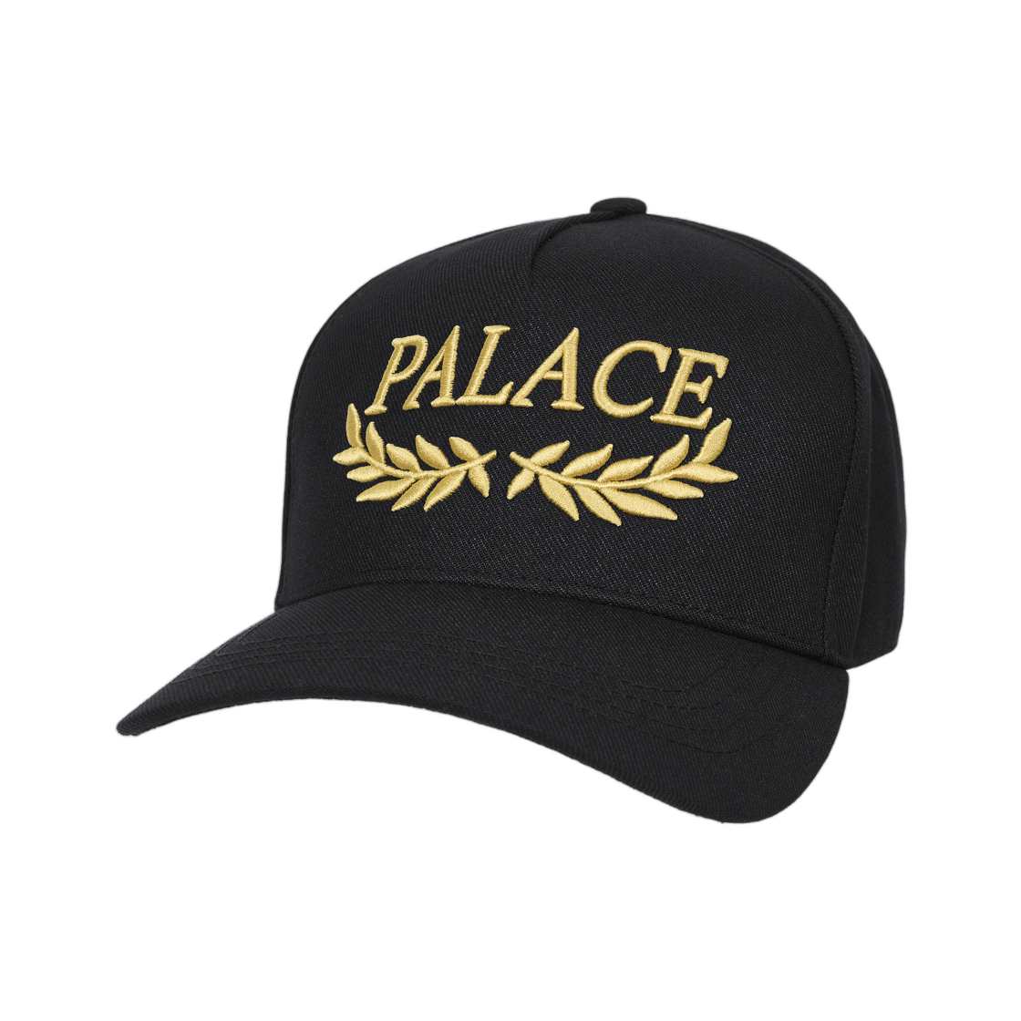 - Palace Laurel P Frame 5-Panel Snapback Black - 26FW