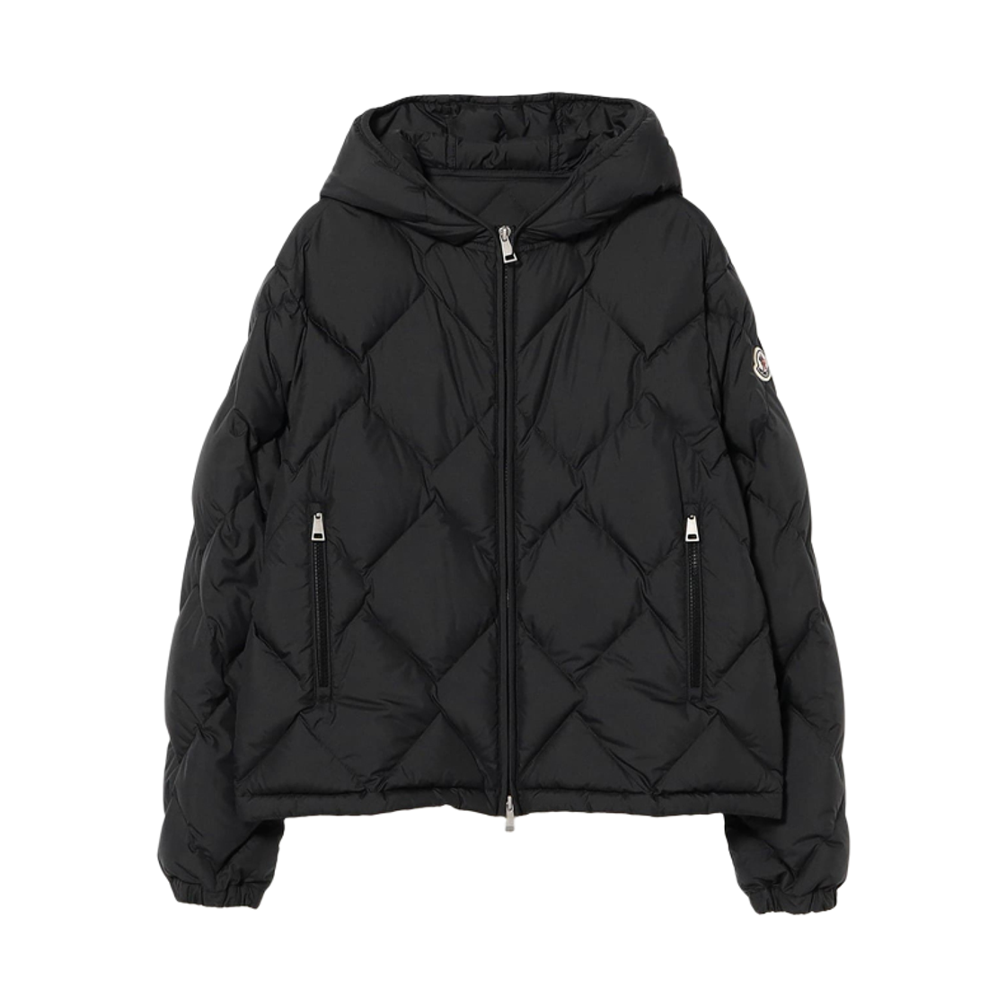 1A000 87 597YW 999 [15% 쿠폰] Moncler Arvouinne Logo Patch Lightweight Down Jacket Black - 26FW