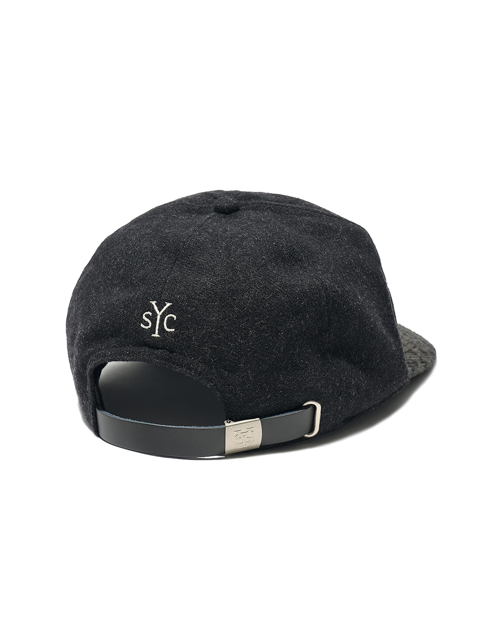 선데이세레머니 SY 에스닉 바이저 플란넬 캡 - 블랙(Sunday Ceremony Sy Ethnic Visor Flannel Cap - Black) - 2