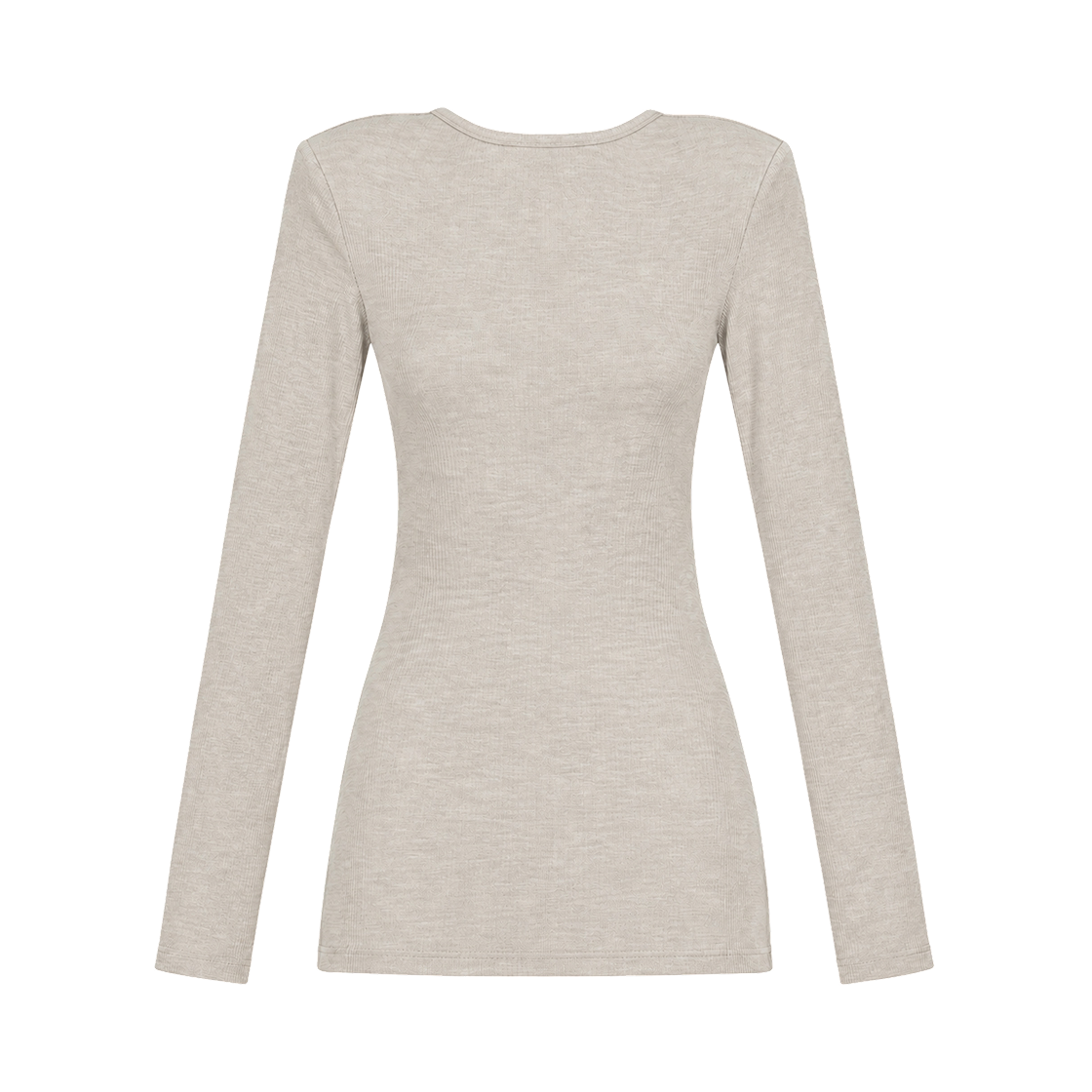 본네 숄더 패디드 미니 드레스 베이지(Bonnae shoulder padded mini dress Beige) - 2