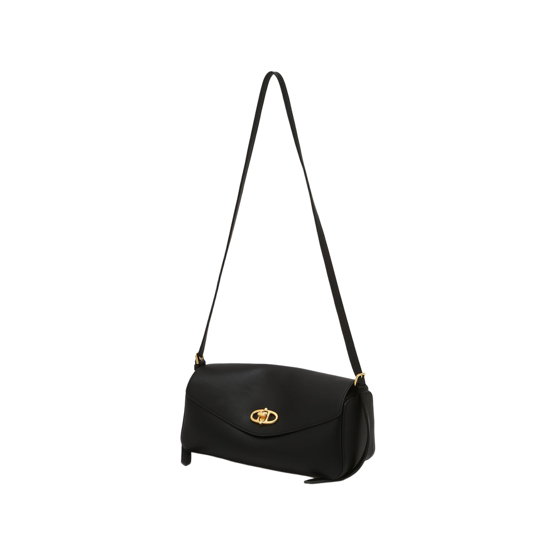 AABA6F350BK Athe Vanessabruno Acc [Crin] Black Leather Crin Shoulder Bag S Black