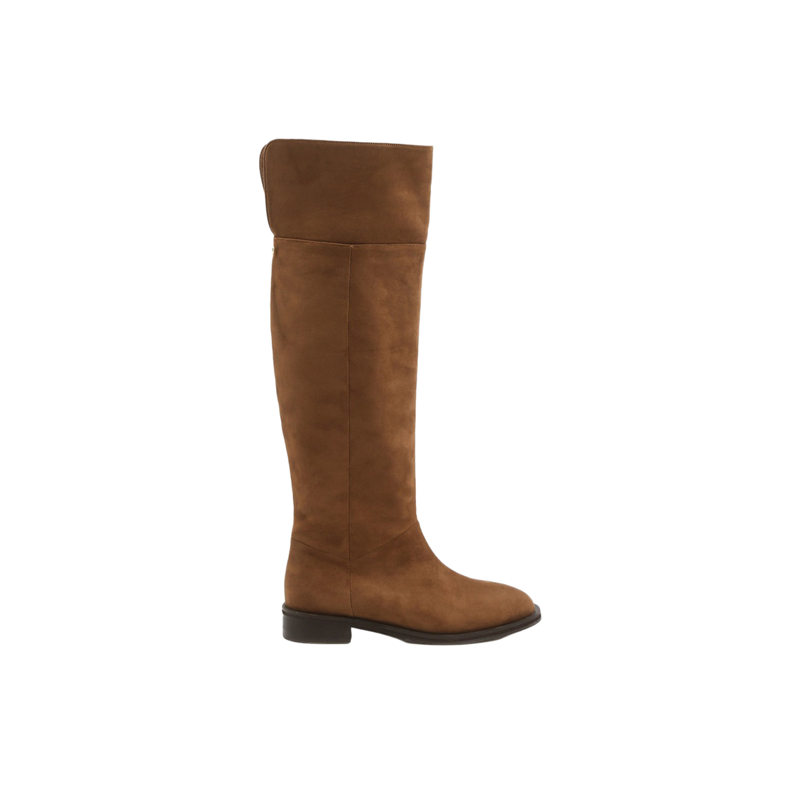 AASO6F603W2 Athe Vanessabruno Acc Tan Brown Suede Double A Long Boots Normal Brown